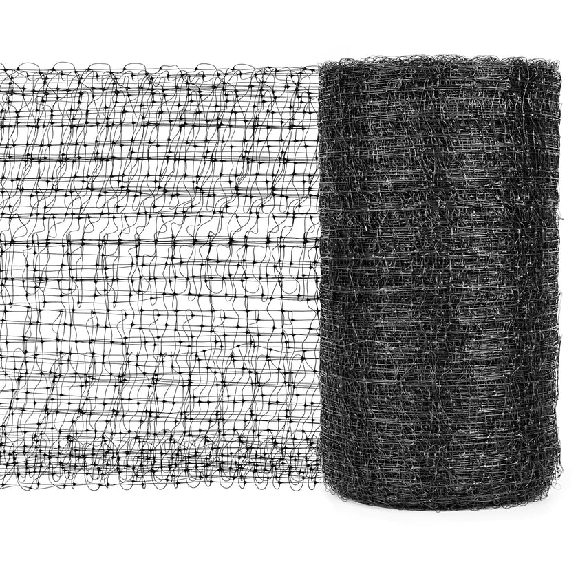 Bird Netting for Garden 7 x 100 Feet, Black Garden Protection Netting Heavy Duty Wire Mesh Net Barrier, Protect Plants Fruits Trees from Rodents Birds Deer Poultry Reusable Animal Fencing (1) 🍁 All In One Marketplace Canada