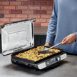 Ninja Sizzle Pro XL 20-Inch Indoor Griddle + Grill, Detachable Ventilated Lid, Grease Control, Ceramic Nonstick Plates, Even Edge-to-Edge Cooking, Extra Large Capacity, Versatile, Silver, GX101C 🍁 All In One Marketplace Canada
