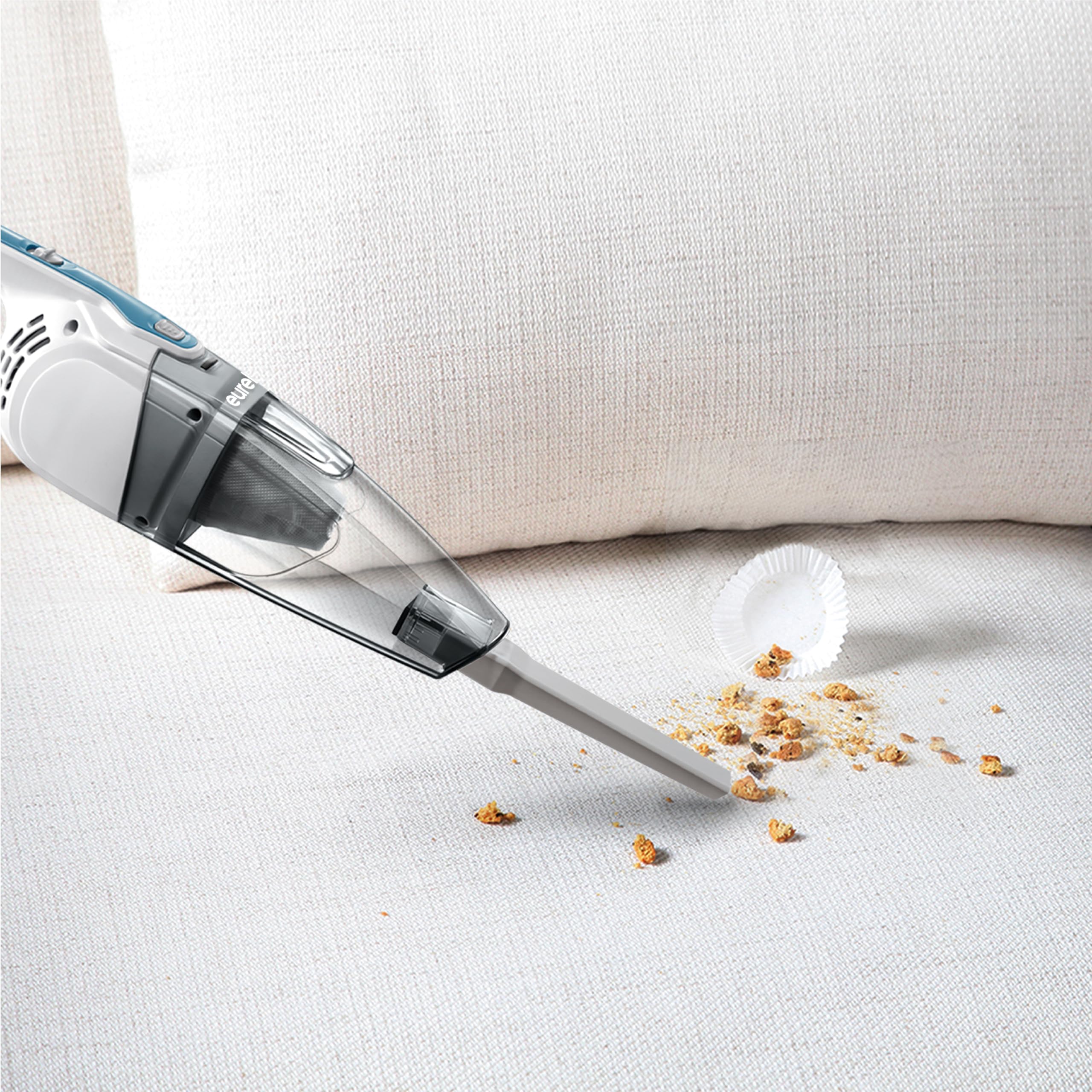 Eureka Home Lightweight Corded Stick Vacuum Cleaner, Powerful Suction Convenient Small Vacuum for Hard Floor, 3-in-1 Hand Vacuum, Aqua Blue, NES100 🍁 All In One Marketplace Canada