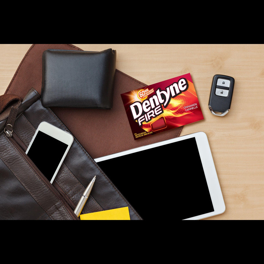 Dentyne Fire Sugar-Free Gum Bubble Gum, Cinnamon, 12 Pack (12 Pieces Each) 🍁 All In One Marketplace Canada