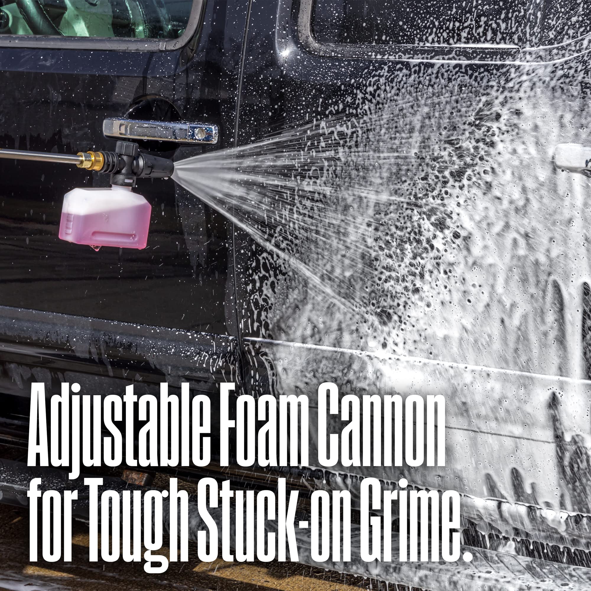 Westinghouse ePX3100v Electric Pressure Washer, 2100 Max PSI 1.76 Max GPM, Built-in Carry Handle, Detachable Foam Cannon, Pro-Style Steel Wand, 3-Nozzle Set, for Cars/Fences/Driveways/Home/Patios 🍁 All In One Marketplace Canada