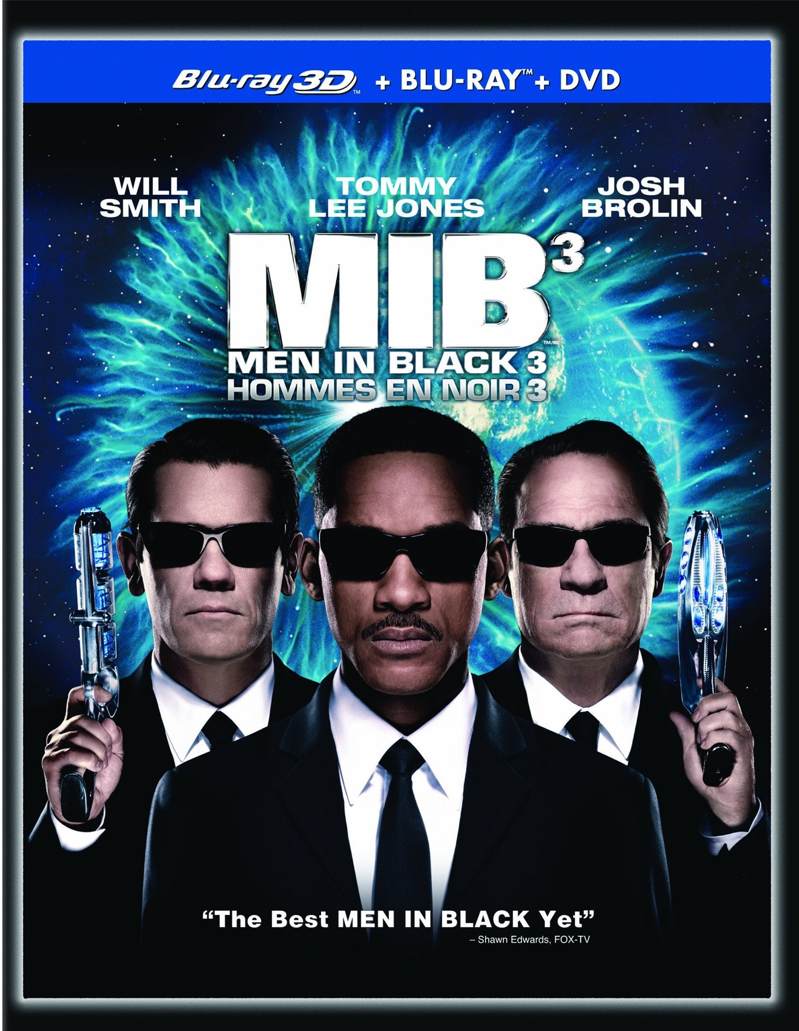 Men in Black 3 - Hommes En Noir 3 [Blu-ray 3D + Blu-ray + DVD] (Bilingual)