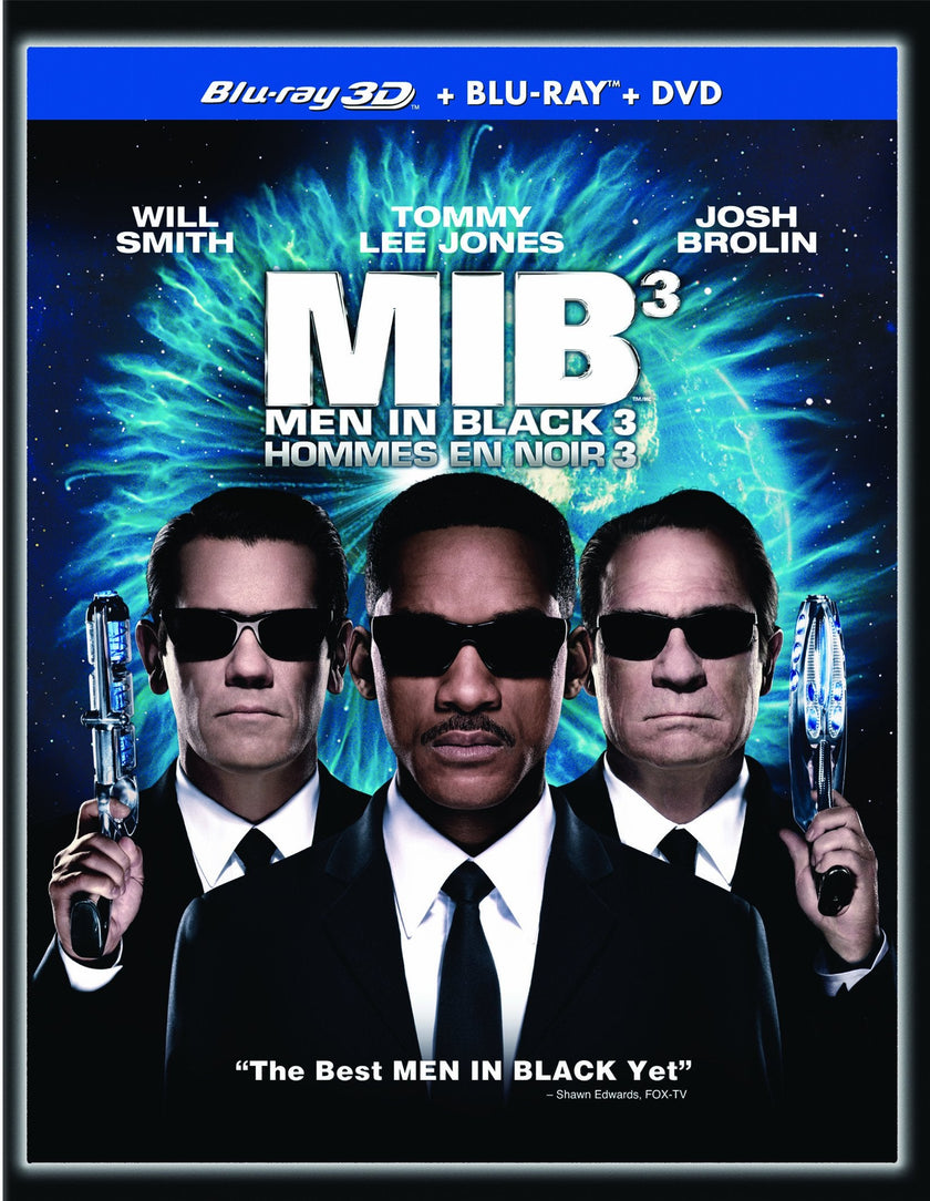 Men in Black 3 - Hommes En Noir 3 [Blu-ray 3D + Blu-ray + DVD] (Bilingual)