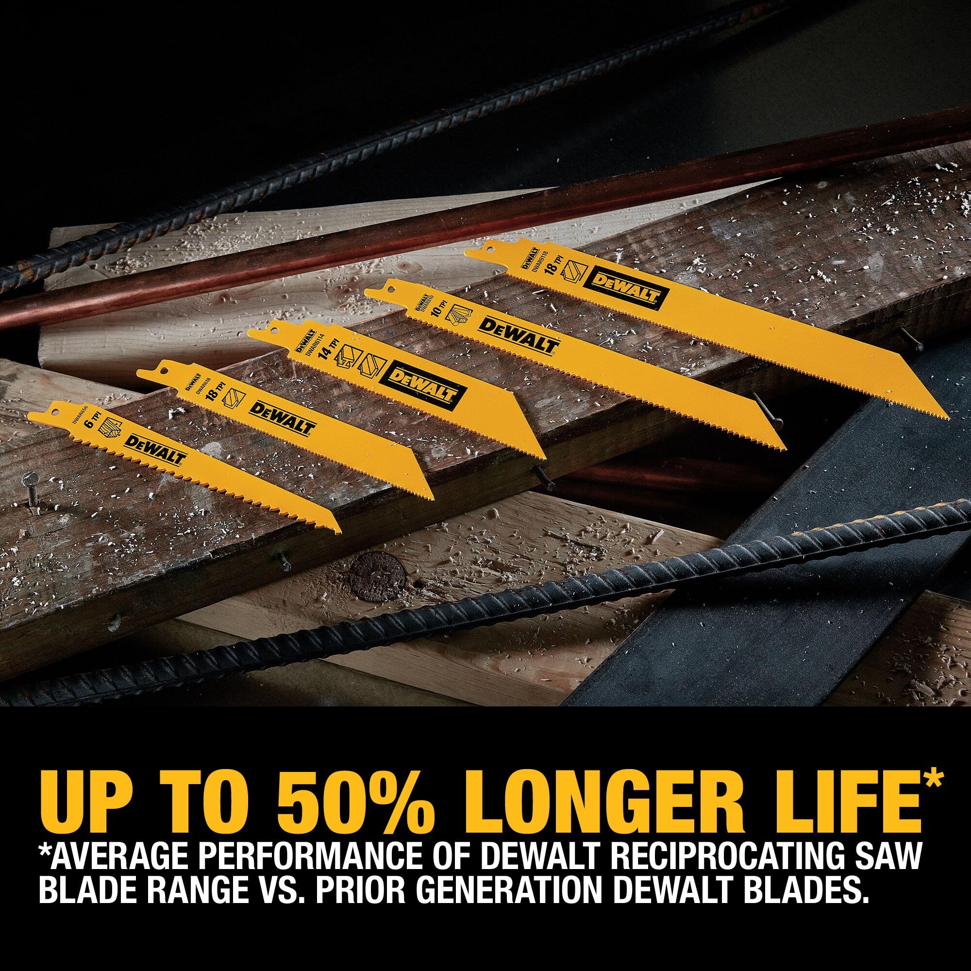 DEWALT Reciprocating Saw Blades, Bi-Metal Set with Case, 12-Piece (DW4892) 🍁 All In One Marketplace Canada