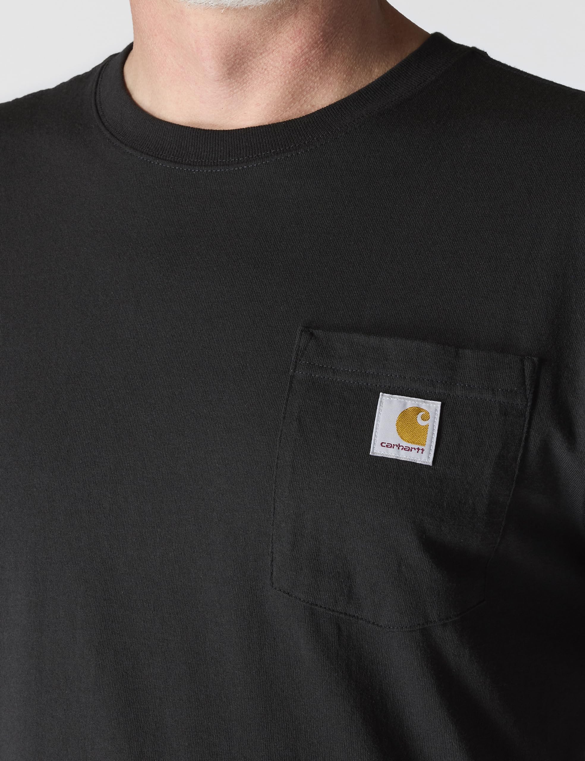 Carhartt Men's Big and Tall K87 Workwear Short Sleeve T-Shirt (Regular and Big & Tall Sizes), Black, X-Large 🍁 All In One Marketplace Canada