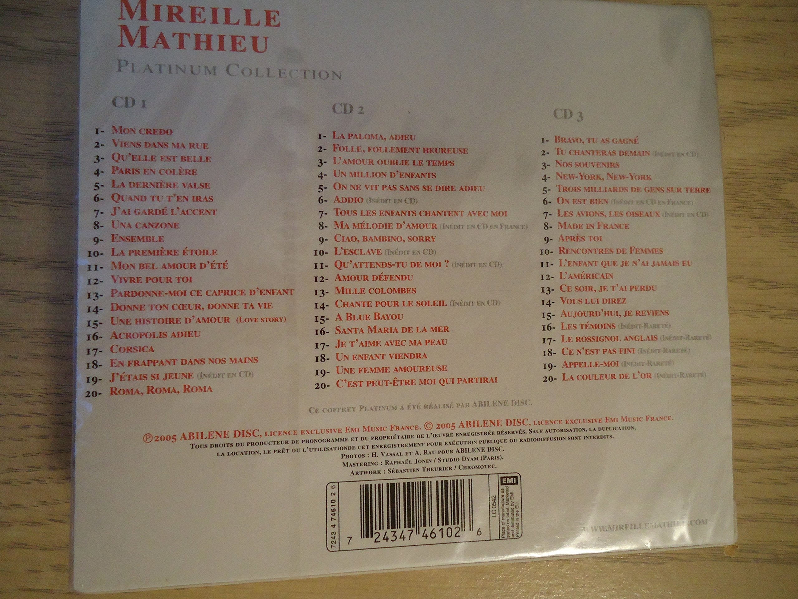 Platinum Collection - 3 Cd's