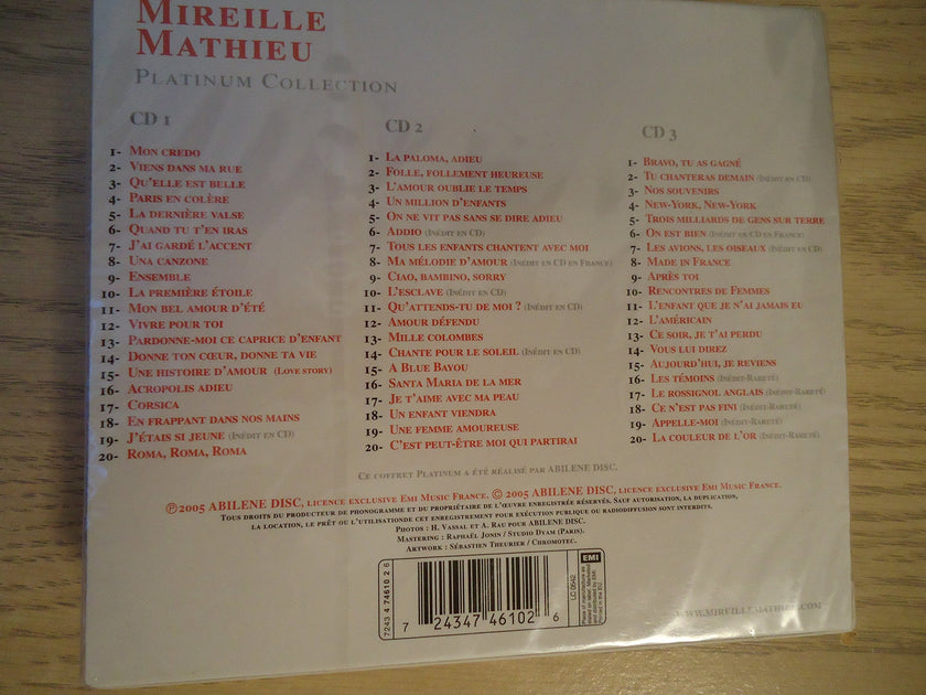 Platinum Collection - 3 Cd's