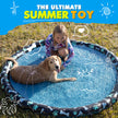 SplashEZ Non Slip Splash Pad for Kids & Dogs, 69’’ Extra Large Splash Pad Sprinkler for Kids, Dog Water Summer Toys - Great Outdoor Toys for Toddlers 1-3 & Children Ages 4-8, Baby Pool for Backyard 🍁 All In One Marketplace Canada