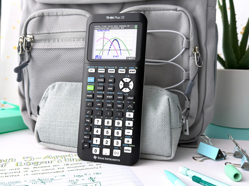 Texas Instruments TI-84 Plus CE Color Graphing Calculator, Black 7.5 Inch 🍁 All In One Marketplace Canada