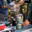 Stanley Perfect Brew Pour Over Set | 12 oz Camp Mug with Lid Included | Drip Coffee Maker with Reusable Filter | Insulated Stainless Steel | BPA-Free | Hammertone Green 🍁 All In One Marketplace Canada