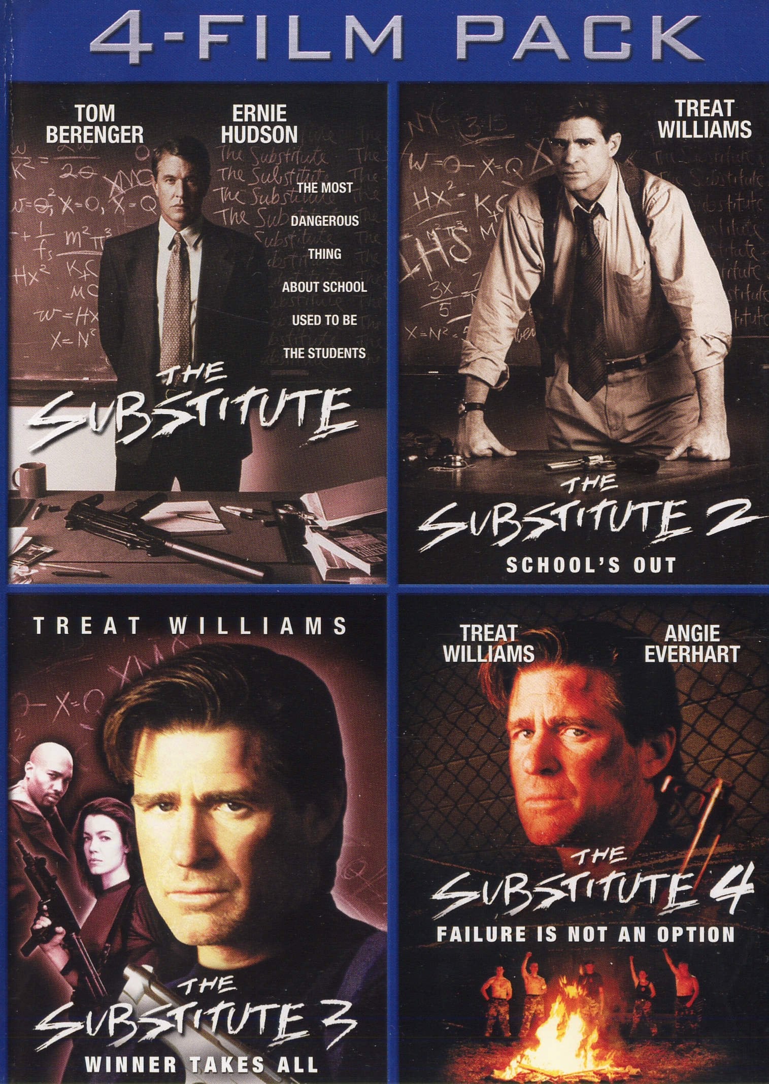 The Substitute 4-Film Pack (The Substitute / The Substitute 2: School's Out / The Substitute 3: Winner Takes All / The Substitute 4: Failure Is Not An Option)