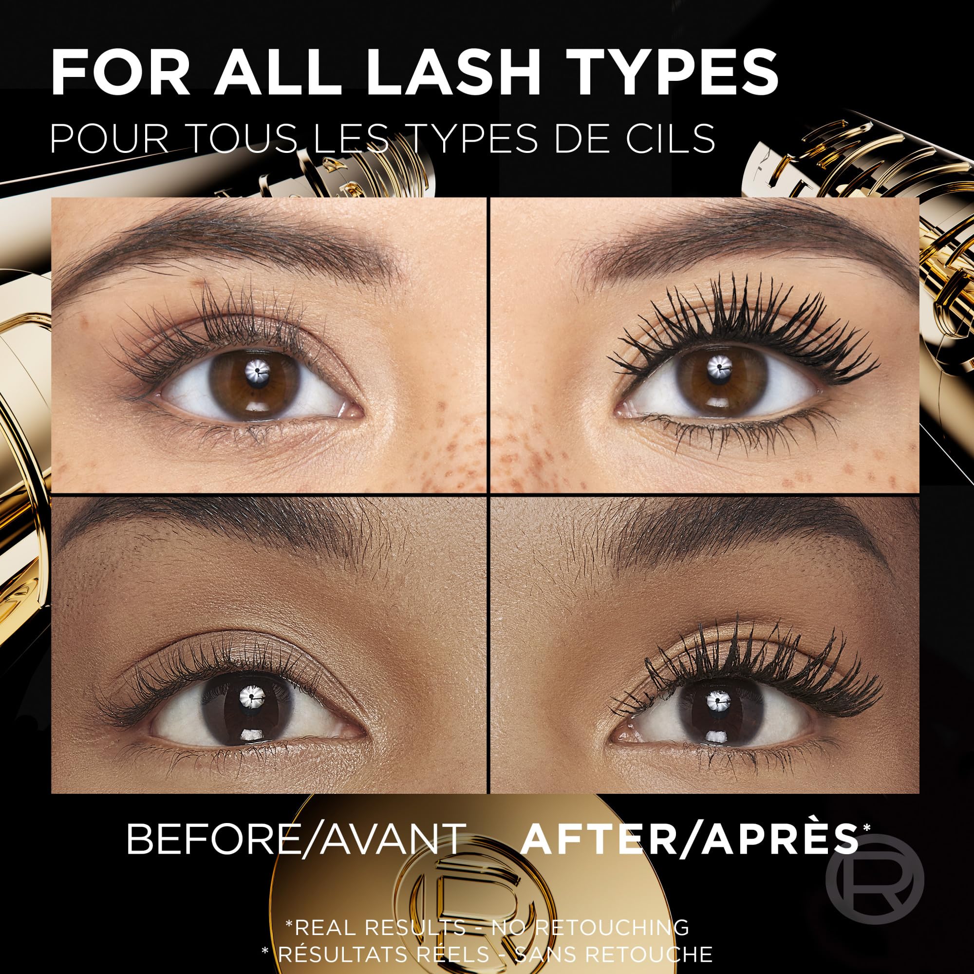 L’Oréal Paris Voluminous Panorama Mascara, Volumizing and Lengthening Mascara, Washable Longwear and Smudge Resistant Make Up, Blackest Black, 0.33 Fl Oz 🍁 All In One Marketplace Canada