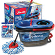Vileda EasyWring RinseClean Spin Mop & Bucket System with 1 Extra Refill | 2-Tanks Separate Clean and Dirty Water | Machine Washable and Reusable Microfiber Mop Head | Hands-Free Wringing Mop Bucket 🍁 All In One Marketplace Canada
