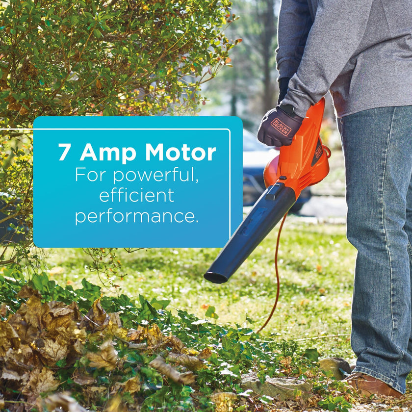 BLACK+DECKER Electric Leaf Blower, 7-Amp (LB700) 🍁 All In One Marketplace Canada
