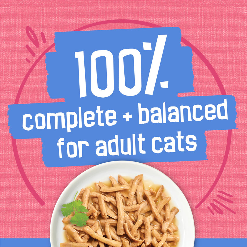 Friskies Wet Cat Food, Shredded Chicken & Salmon Dinner 156g (24 Pack) 🍁 All In One Marketplace Canada