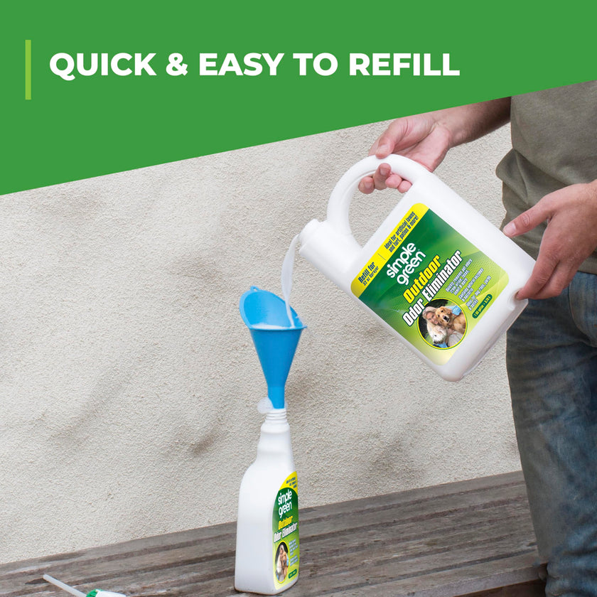 Outdoor Odor Eliminator for Pets, Dogs, Ideal for Artificial Grass & Patio (32 oz Hose End Sprayer) 🍁 All In One Marketplace Canada
