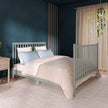 Dream On Me Synergy 5-in-1 Convertible Crib in Cool Grey, Greenguard Gold Certified, BSA Certified, 3 Mattress Height Settings, Classic Nursery Furniture 🍁 All In One Marketplace Canada