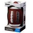 Franklin Sports Official Size Football - All-Weather 1000 Regulation Outdoor Football - Synthetic Leather Adult Size Football - Extra Grip Official Size Football - Brown + White 🍁 All In One Marketplace Canada