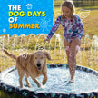 SplashEZ Non Slip Splash Pad for Kids & Dogs, 69’’ Extra Large Splash Pad Sprinkler for Kids, Dog Water Summer Toys - Great Outdoor Toys for Toddlers 1-3 & Children Ages 4-8, Baby Pool for Backyard 🍁 All In One Marketplace Canada