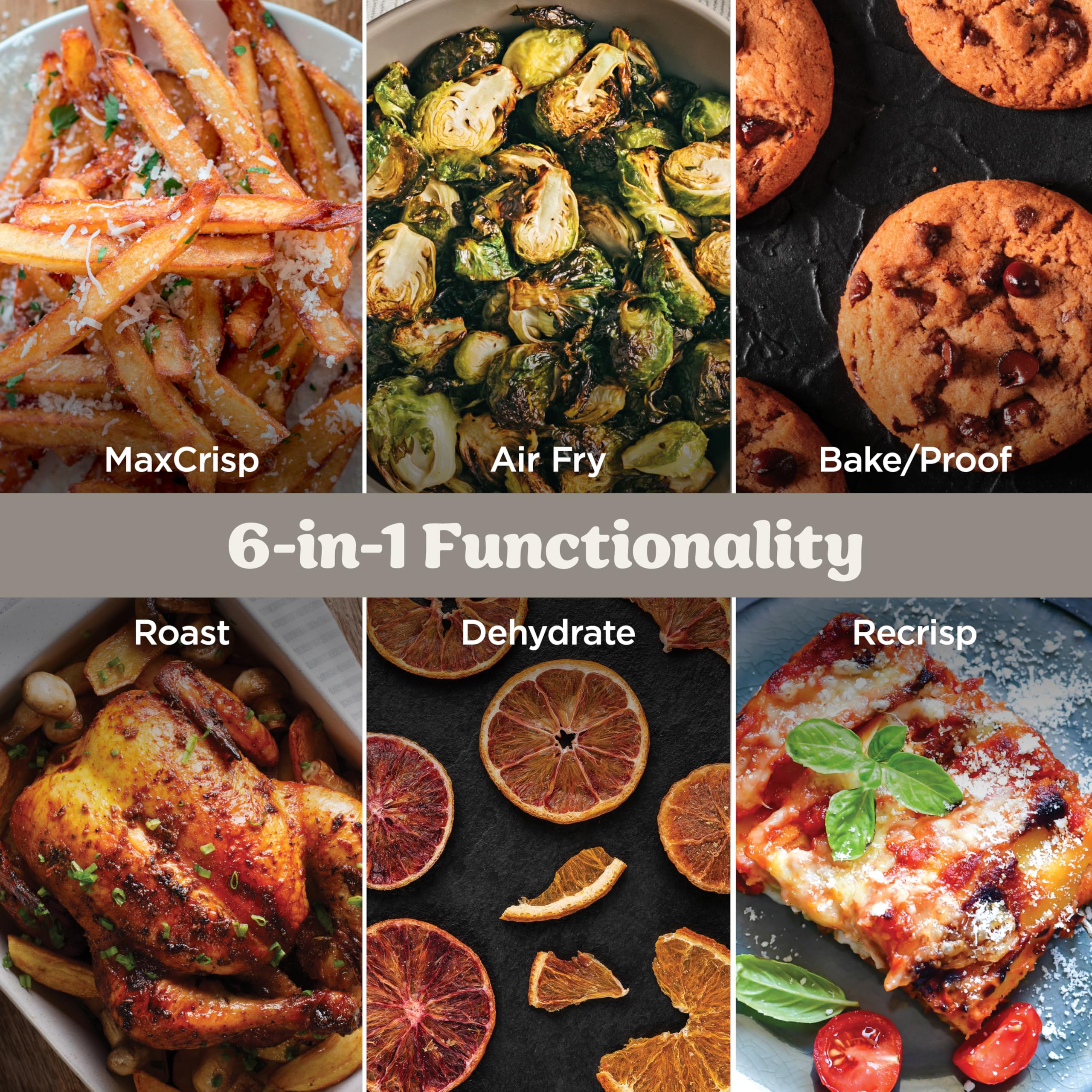 Ninja Crispi Pro 6-in-1 Glass Air Fryer | 6qt & 2.5qt Glass Containers with Storage Lids | Non-Toxic | Meal Prep, Microwave, Freezer & Dishwasher Safe | Air Fry, Bake & More | Bone | AS101CLG 🍁 All In One Marketplace Canada