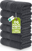 Utopia Towels 6 Piece Premium Hand Towels Set, 16 by 28 inches, 100% Ring Spun Cotton, Lightweight and Highly Absorbent Towels for Bathroom, Travel, Camp, Hotel, and Spa, Grey 🍁 All In One Marketplace Canada