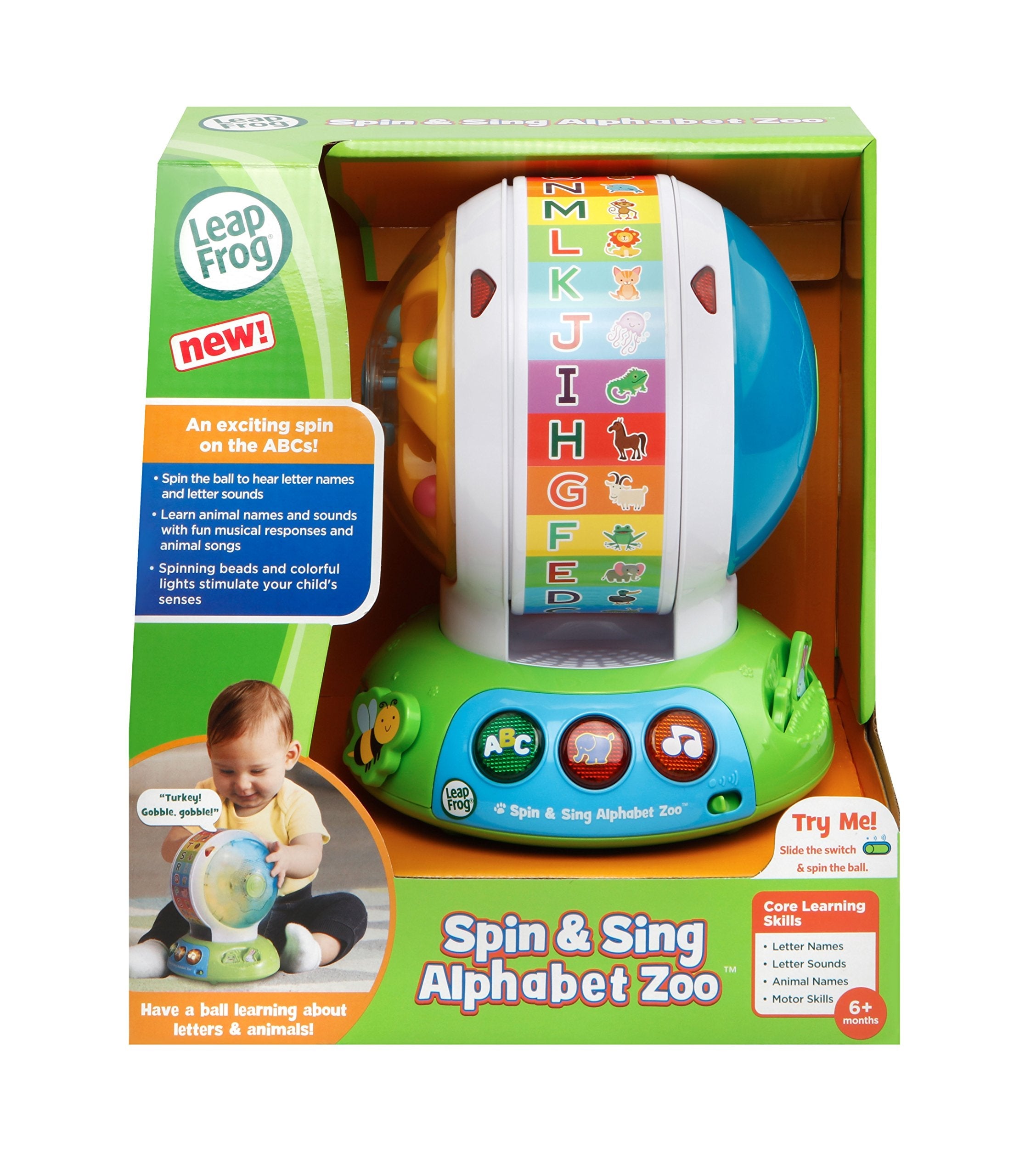 LeapFrog Spin & Sing Alphabet Zoo (English Version) 🍁 All In One Marketplace Canada