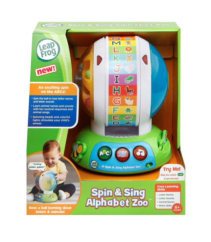 LeapFrog Spin & Sing Alphabet Zoo (English Version) 🍁 All In One Marketplace Canada