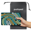 Pushpeel Sensory Activity Board: Silicone Fidget Toy for Calming, Stress, Anxiety, ADHD & Autism | Silent, No Mess | Kids 3+ & Adults | Includes Portable Travel Bag & 11 Strings (Spruce) 🍁 All In One Marketplace Canada