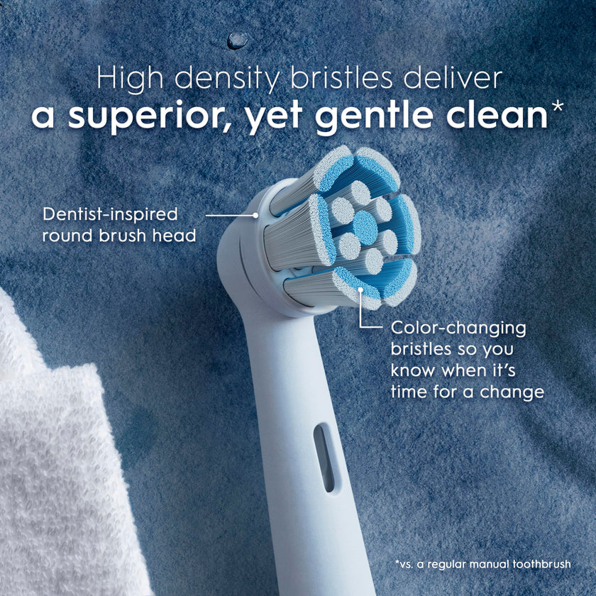 Oral-B iO Gentle Care Replacement Heads, Electric Toothbrush Brush Heads, White, 2 Count 🍁 All In One Marketplace Canada
