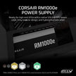 CORSAIR RM1000e (2025) Fully Modular Low-Noise ATX Power Supply with 12V-2x6 Cable – ATX 3.1 & PCIe 5.1 Compliant, Cybenetics Gold Efficiency, 105°C-Rated Capacitors, Modern Standby Mode – Black 🍁 All In One Marketplace Canada