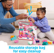 MEGA BLOKS First Builders Toddler Blocks Toys Set, Big Building Bag Collection with 80 Pieces and Storage, Pink, Ages 1+ Years 🍁 All In One Marketplace Canada