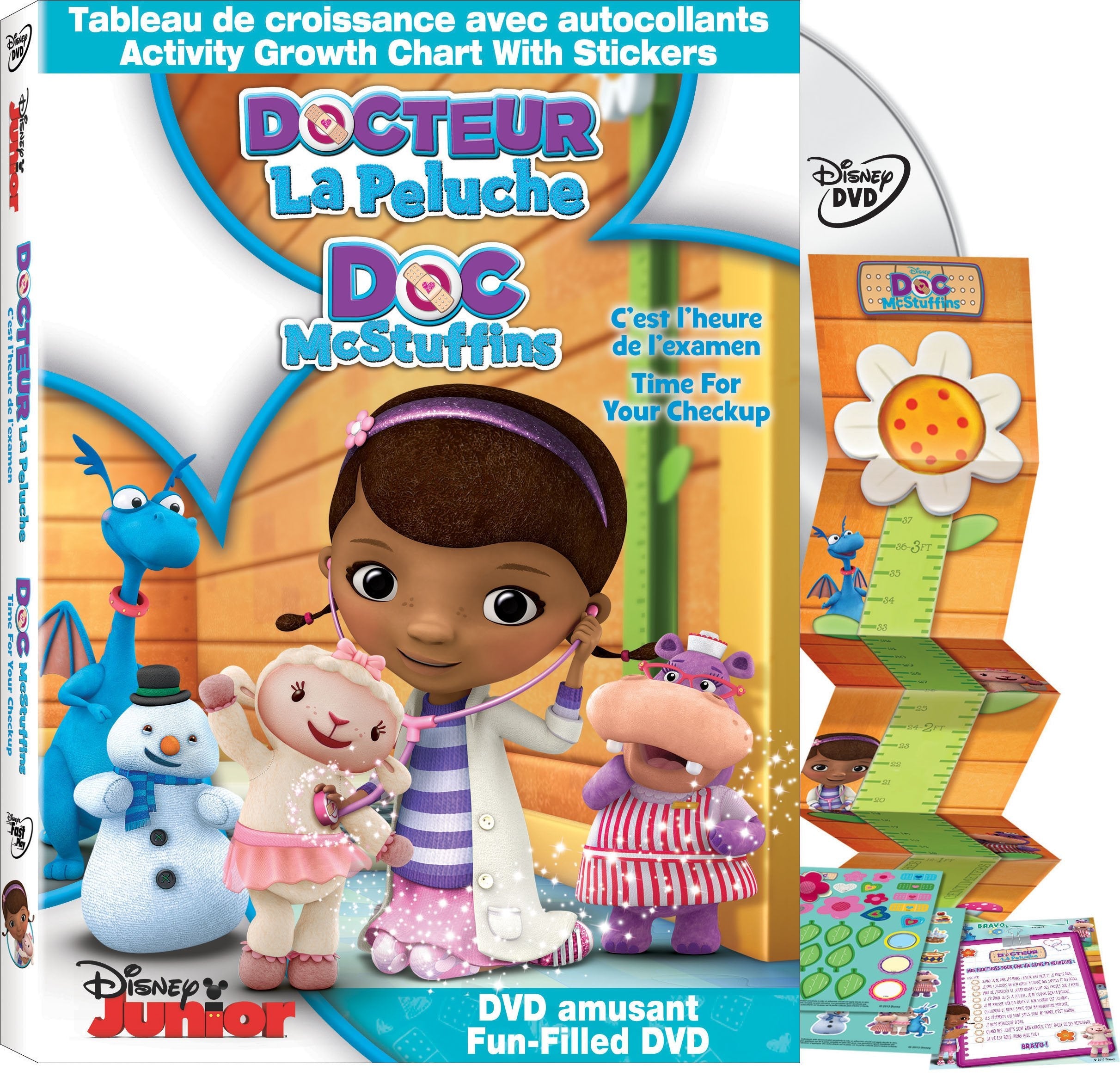Doc McStuffins: Time For Your Check Up (Bilingual) - DVD (Used)