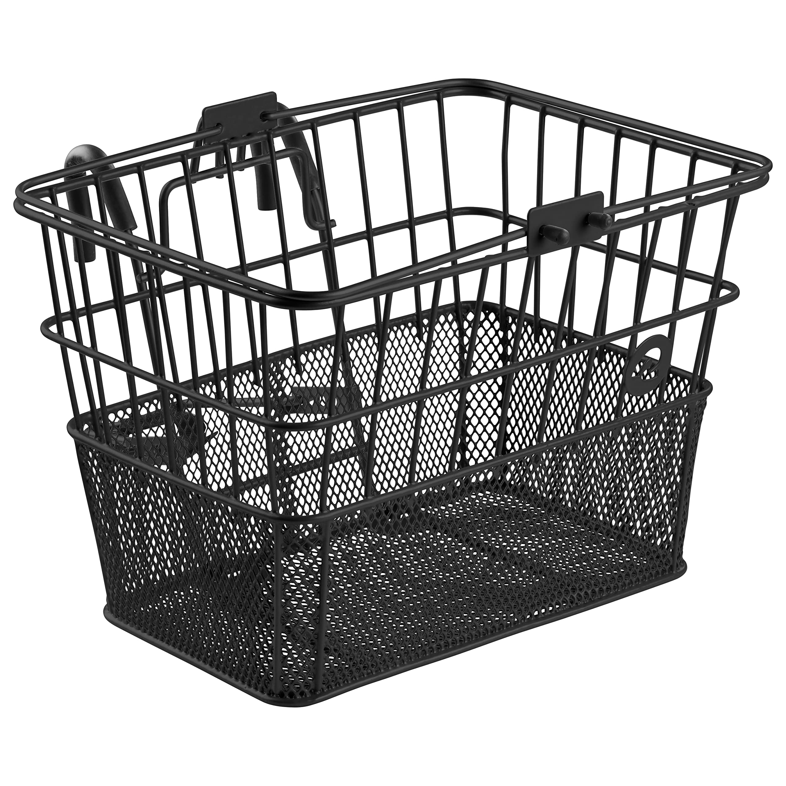 Retrospec Apollo Detachable Front Bike Basket Steel Half-Mesh with Integrated Detachable Hooks and Built-in Handle, Easy Assembly and Portability for Bicycles 🍁 All In One Marketplace Canada