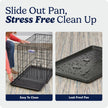 MidWest Homes for Pets 42-Inch iCrate for Large Breeds, 71-90 lbs, Double Door Folding Dog Crate with Divider Panel, Leak-Proof Tray & Secure Latches, Portable, Durable & Easy to Assemble 🍁 All In One Marketplace Canada
