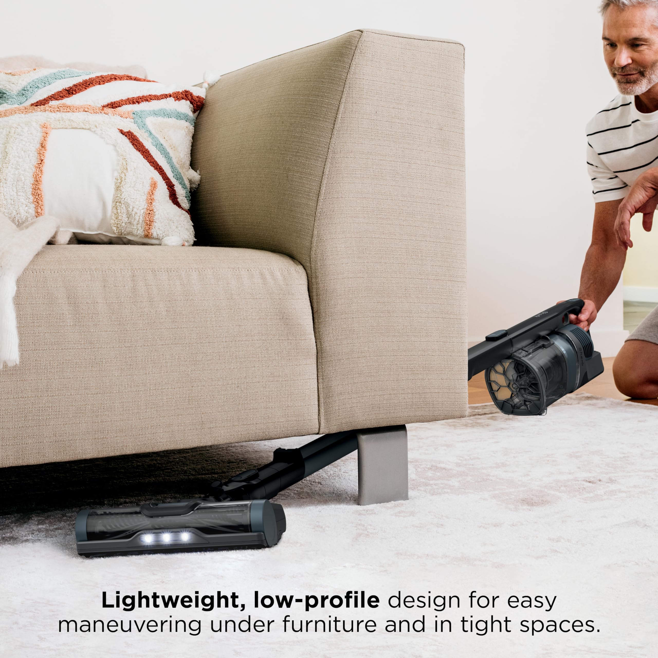 Shark Pet Cordless Stick Vacuum with Large Dust Cup, LED Headlights, Removable Handheld Vac, Lightweight, Crevice Tool, Carpet & Hard Floors, 40min Runtime, Ice Blue, IX141AMZ 🍁 All In One Marketplace Canada