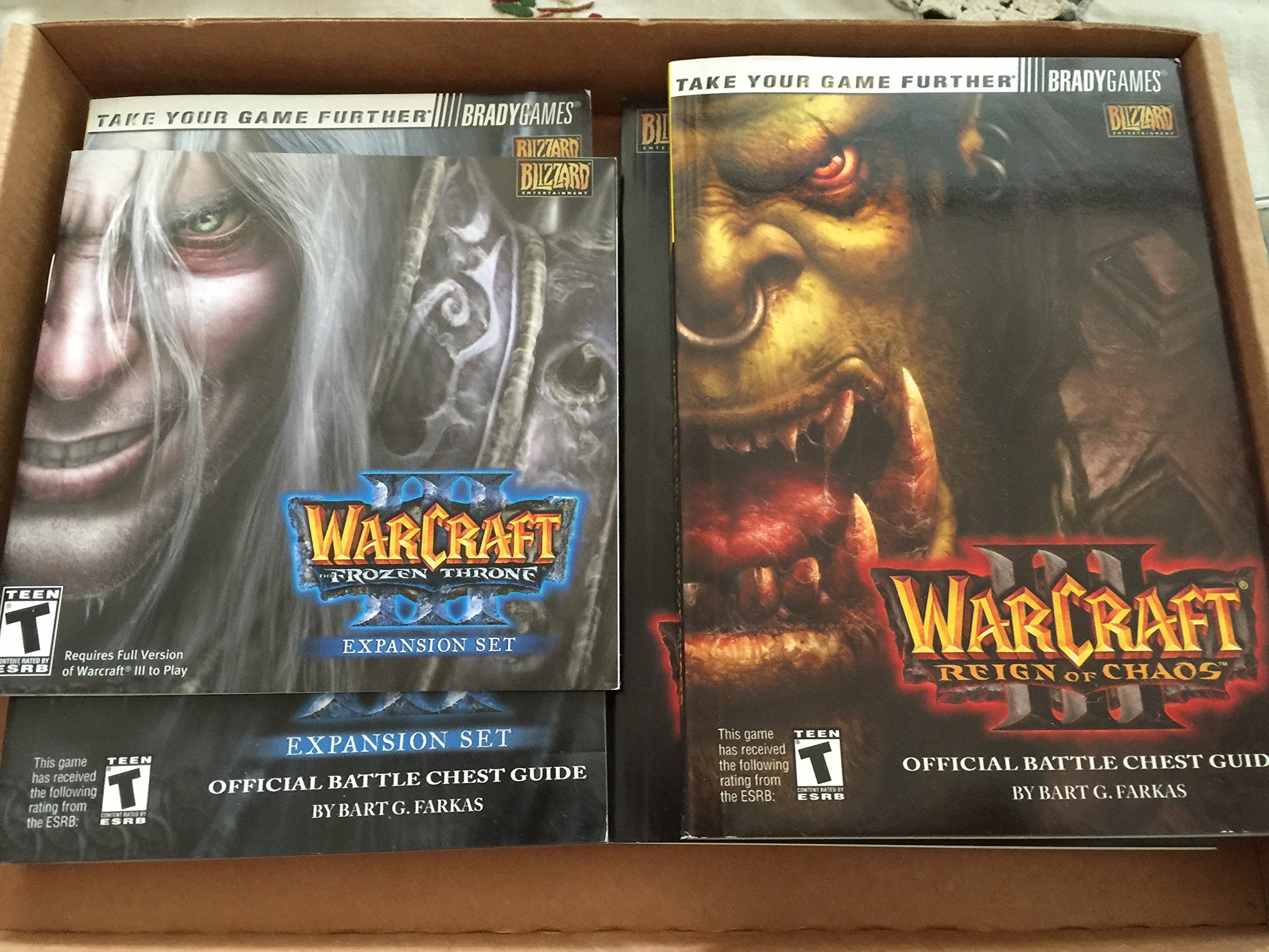 Warcraft III Battlechest with Expansion & Two Strategy Guides