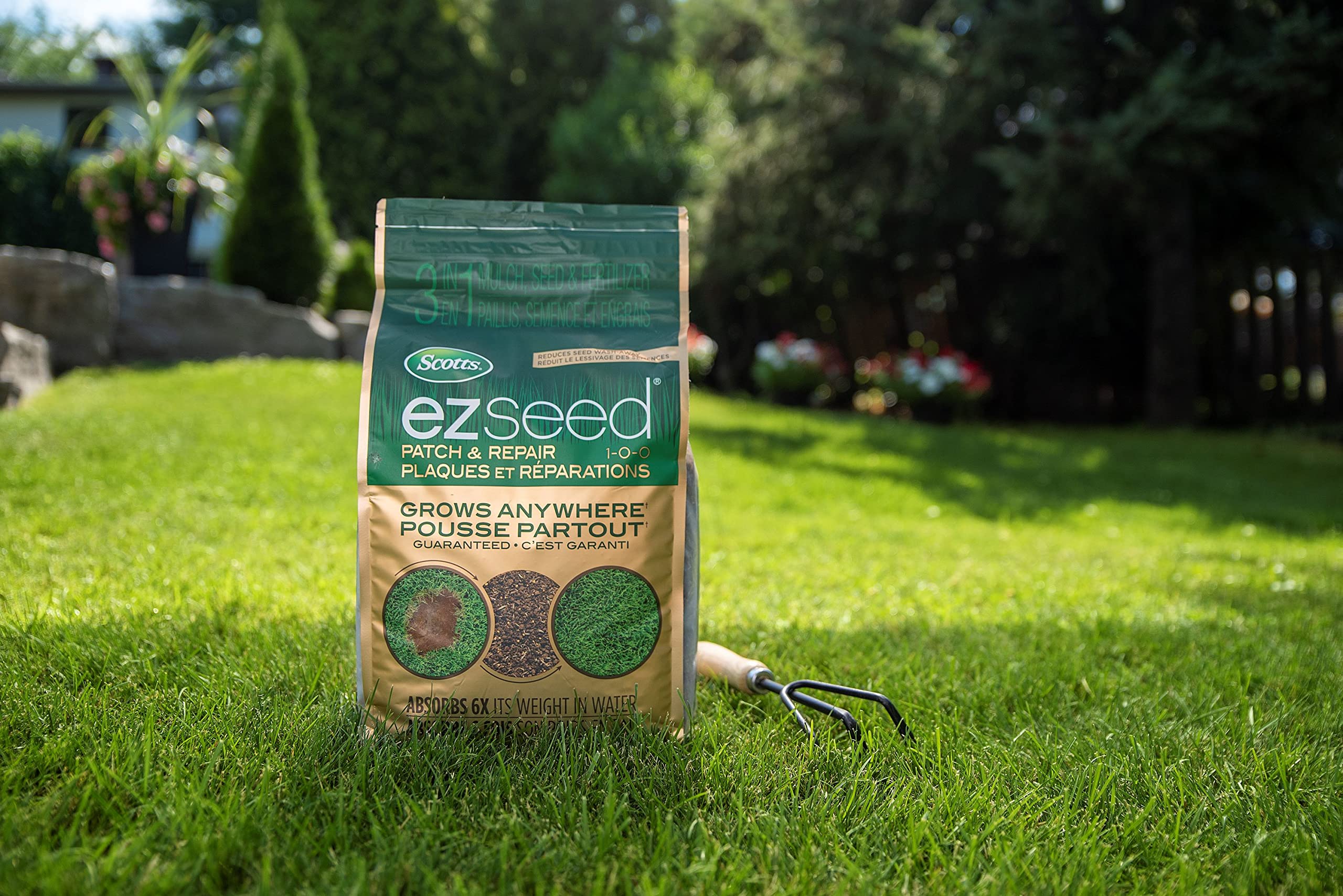 Scotts Ez Seed Patch & Repair 1-0-0, 4.54kg | Multipurpose Formula for Patch and Repair. Grows Anywhere 🍁 All In One Marketplace Canada
