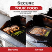 SHIZZO Grill Basket Value Set, Barbecue BBQ Grilling Basket , Stainless Steel Large Folding Grilling baskets With Handle, Portable Outdoor Camping BBQ Rack for Fish, Shrimp, Vegetables, Barbeque Griller Cooking Accessories, Gift, Gifts for father, dad, hu