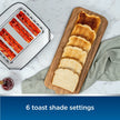 Oster 4-Slice Toaster, Touch Screen with 6 Shade Settings and Digital Timer, Black/Stainless Steel 🍁 All In One Marketplace Canada