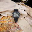 Casio Men's Classic Japanese-Quartz Watch with Resin Strap, Black, 21 (Model: AE1200WH-1A) 🍁 All In One Marketplace Canada