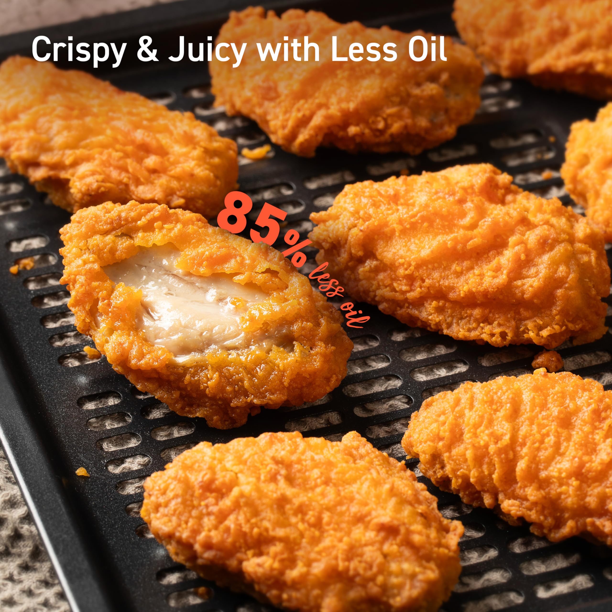 Cosori 11-in-1 Air Fryer Oven, 13Qt Small Footprint Airfryer combo with Rotisserie, Toast, Bake, Roast, Reheat Functions and more, Recipe Book & 6 Accessories Included, Perfect for Small Contertop 🍁 All In One Marketplace Canada