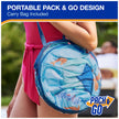 SwimWays Baby Spring Float, Baby Pool Float with Canopy, Swim Training PFD, Swimming Pool Accessories for Babies and Toddlers 9-24 Months, Shark 🍁 All In One Marketplace Canada