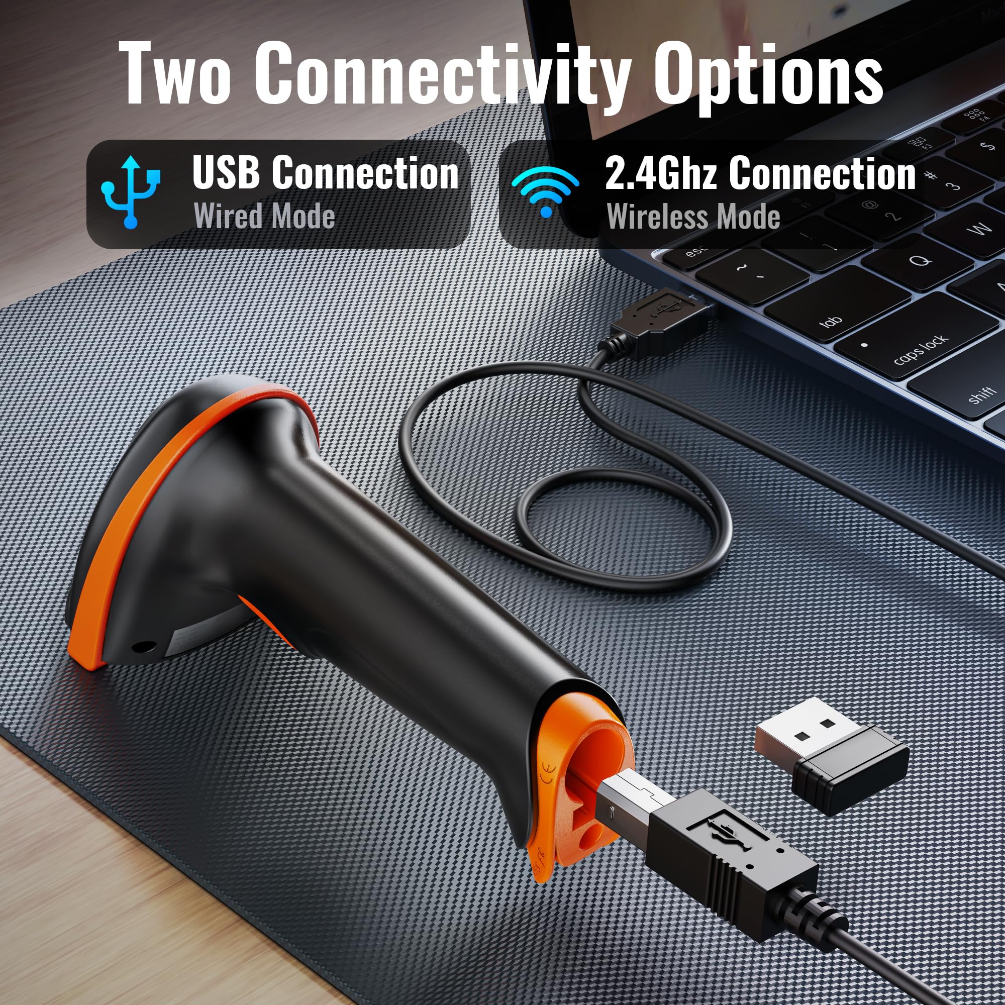 Tera Wireless 1D Laser Scanner 5100 (2D Orange) 🍁 All In One Marketplace Canada
