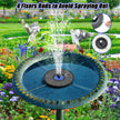 SZMP Solar Fountain Upgrade, 3.5W Solar Powered Bird Bath Fountains with Flower, Outdoor Water Feature Solar Fountain Pump with 7-in-1 Nozzles, 4 Fixed Pipes for Humingbirds, Birdbath, and Garden 🍁 All In One Marketplace Canada