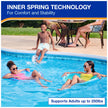 SwimWays Spring Float Premium Papasan Pool Lounger, Inflatable Pool Floats Adult with Fast Inflation for Ages 15 & Up 🍁 All In One Marketplace Canada