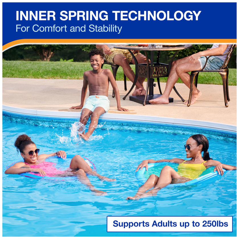 SwimWays Spring Float Premium Papasan Pool Lounger, Inflatable Pool Floats Adult with Fast Inflation for Ages 15 & Up 🍁 All In One Marketplace Canada