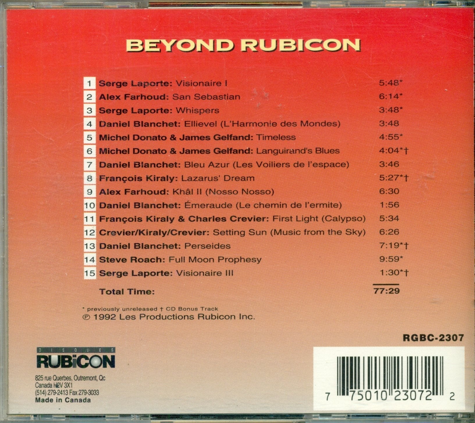 Beyond the Rubicon