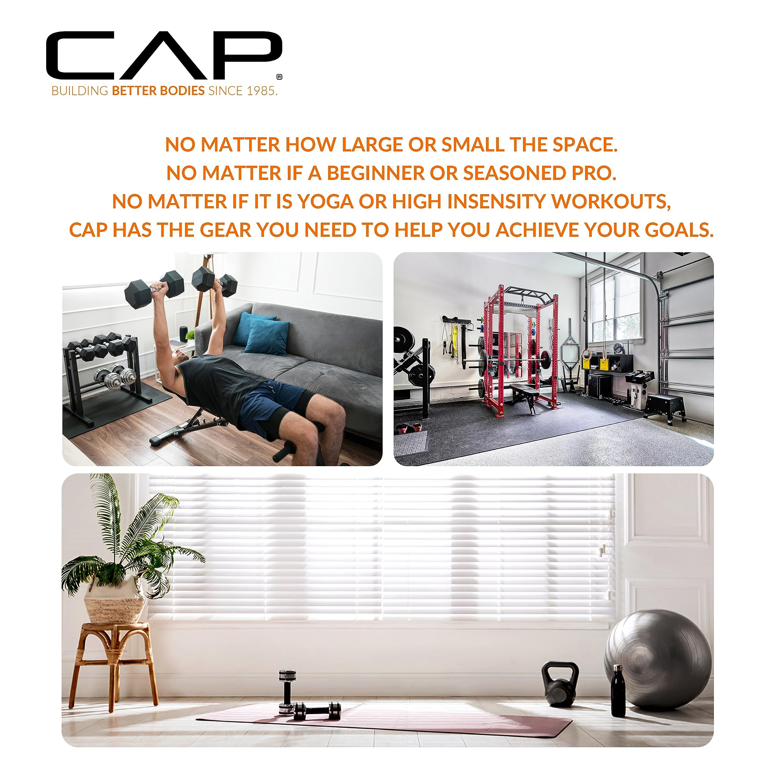 CAP Barbell 10 LB Coated Hex Dumbbell Weight Pair with Padded Grip 🍁 All In One Marketplace Canada