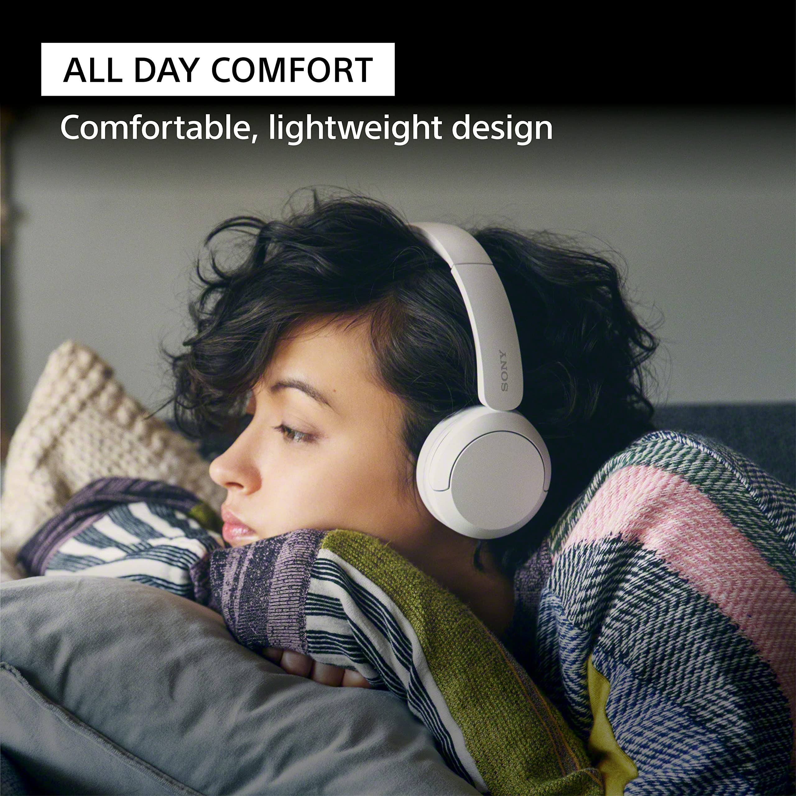 Sony WH-CH520 Wireless Headphones Bluetooth On-Ear Headset with Microphone, Black 🍁 All In One Marketplace Canada