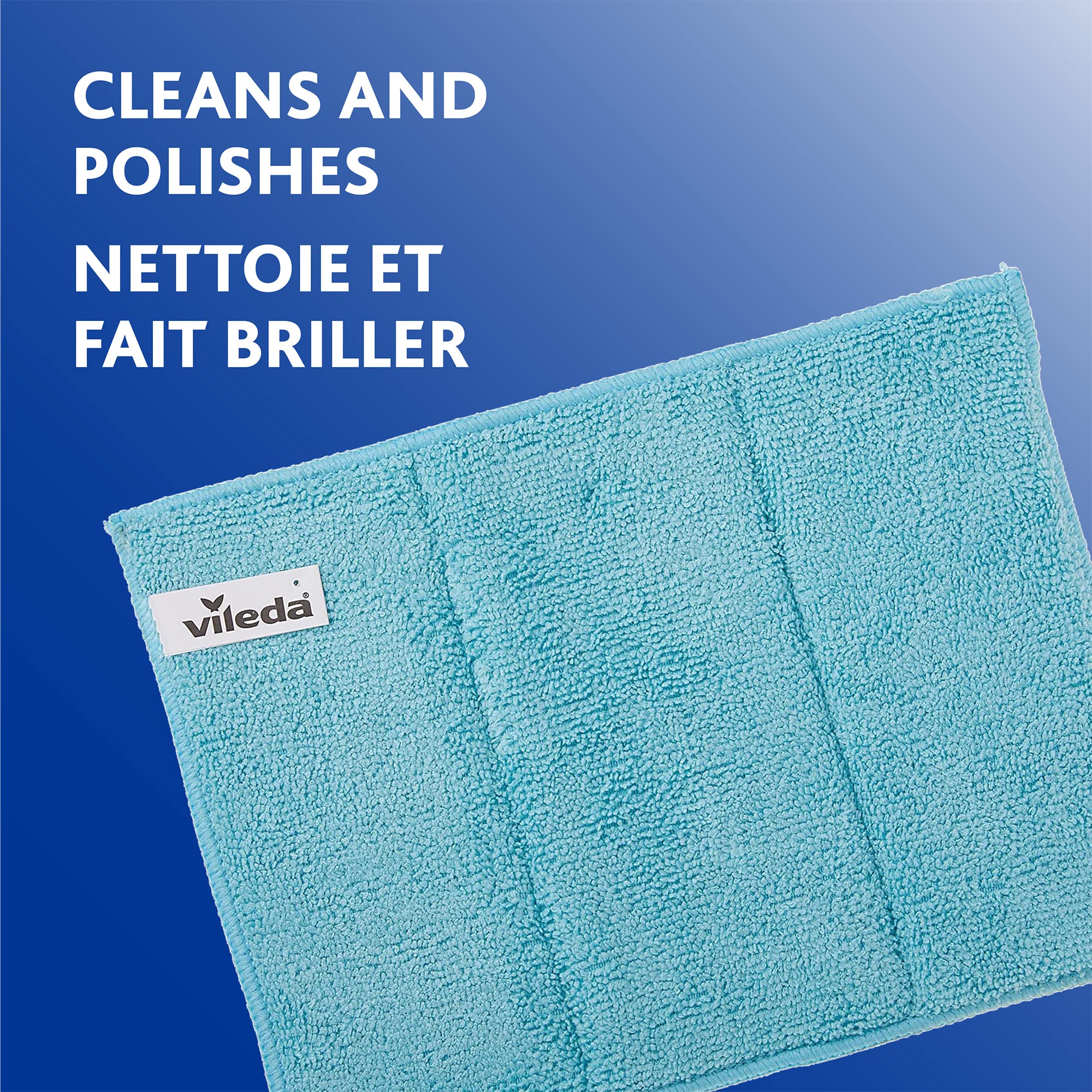 Vileda Bathroom Cleansing Supplies Set | Includes 1 Magic Mop with 1 Extra Refill and 1 Microfibre Bathroom Cleaning Cloth 🍁 All In One Marketplace Canada